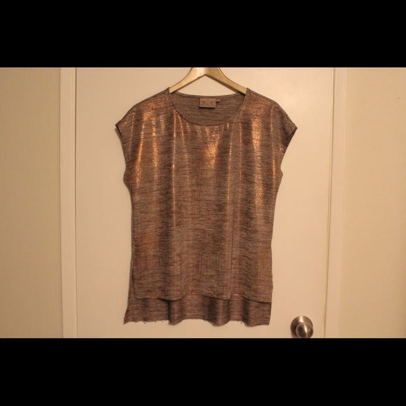 Gold Shimmery Blouse - Picture 7 of 7
